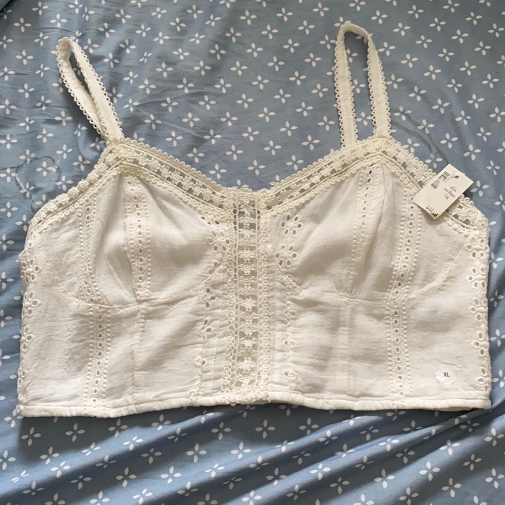 Aeropostale Tank Top w/ Lace Details
